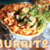 Burritos menu