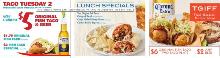 Rubio’s Menu, Prices and Locations