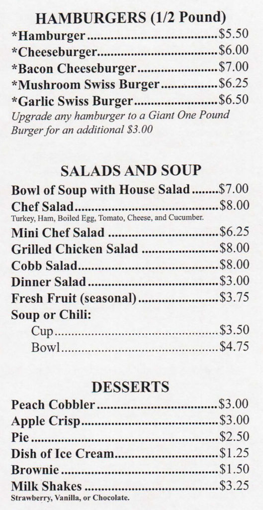 Sharon’s Cafe Menu, Prices And Locations