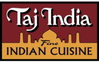 Taj India Menu