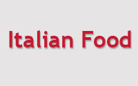 Italian food menu
