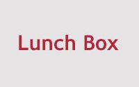 Lunch Box Menu