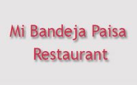 Mi Bandeja Paisa Restaurant Menu